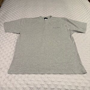 Tommy Bahama Light Gray Short Sleeve Tee - Size XL